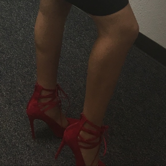 Charlotte Russe Red Stella Heels - Picture 6 of 6